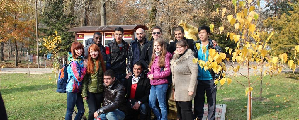 Поездка иностранных студентов в Горячий Ключ