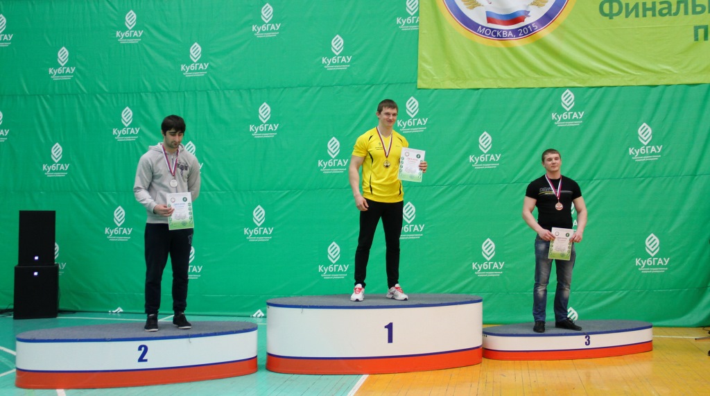 Поздравляем студентов Кубанского ГАУ, победителей и призеров чемпионата по армспорту VII зимней Универсиады вузов Минсельхоза России!