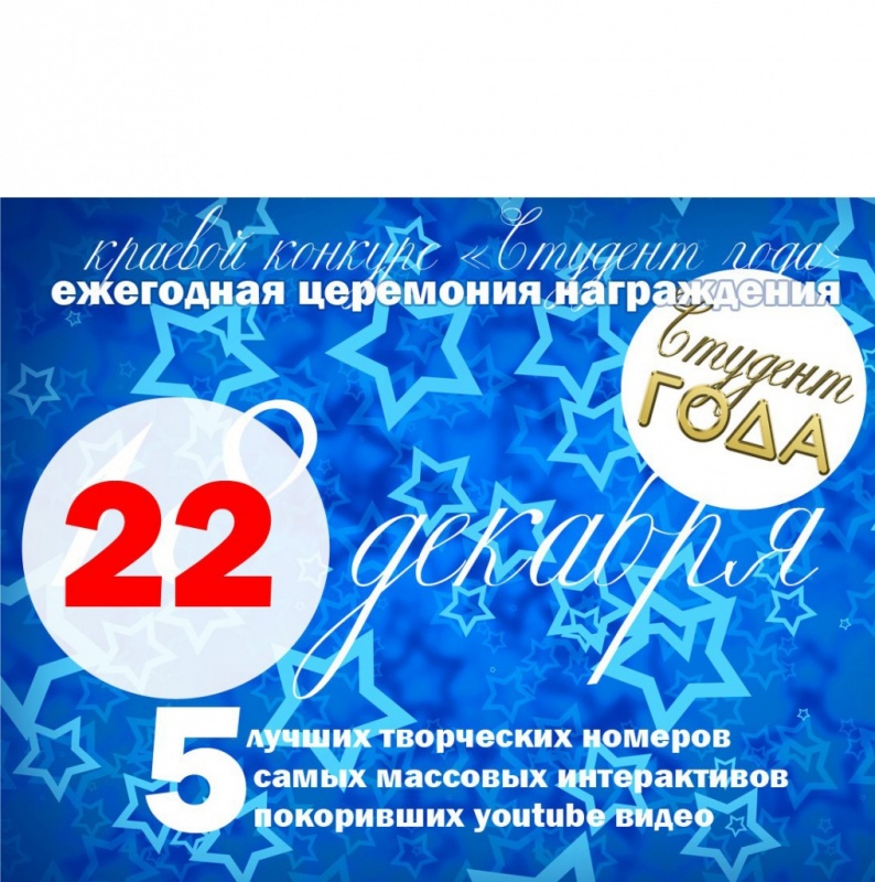 «Студент года» пройдет в стенах КубГАУ!