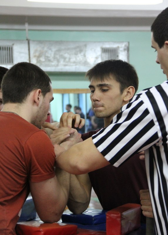 Состязания первокурсников по армспорту