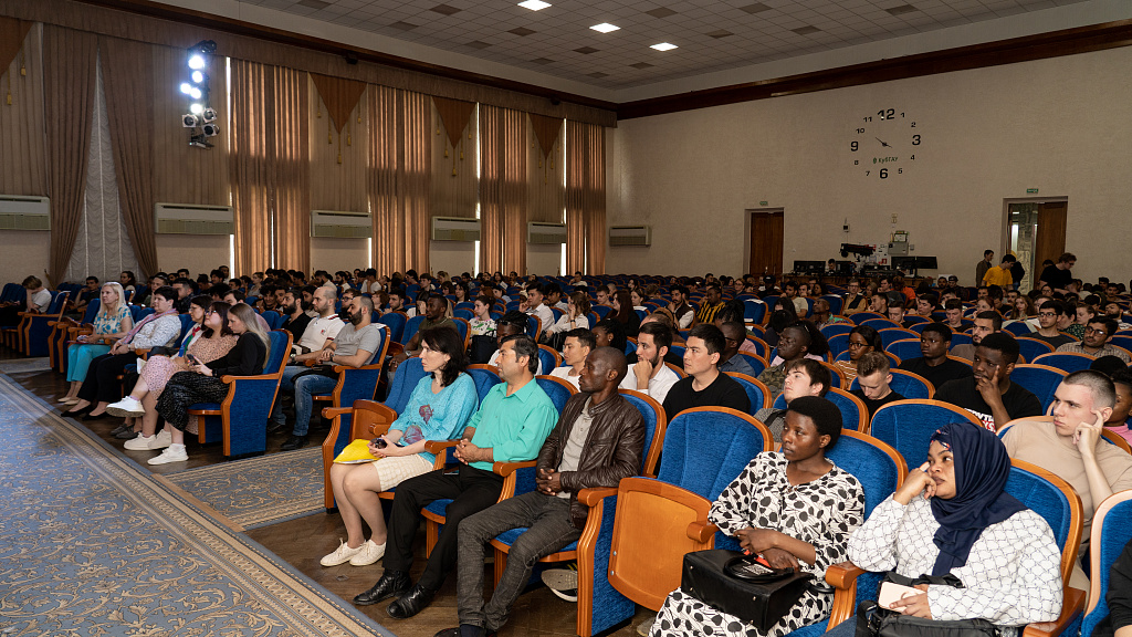 Meeting with foreign students at Kuban State Agrarian University