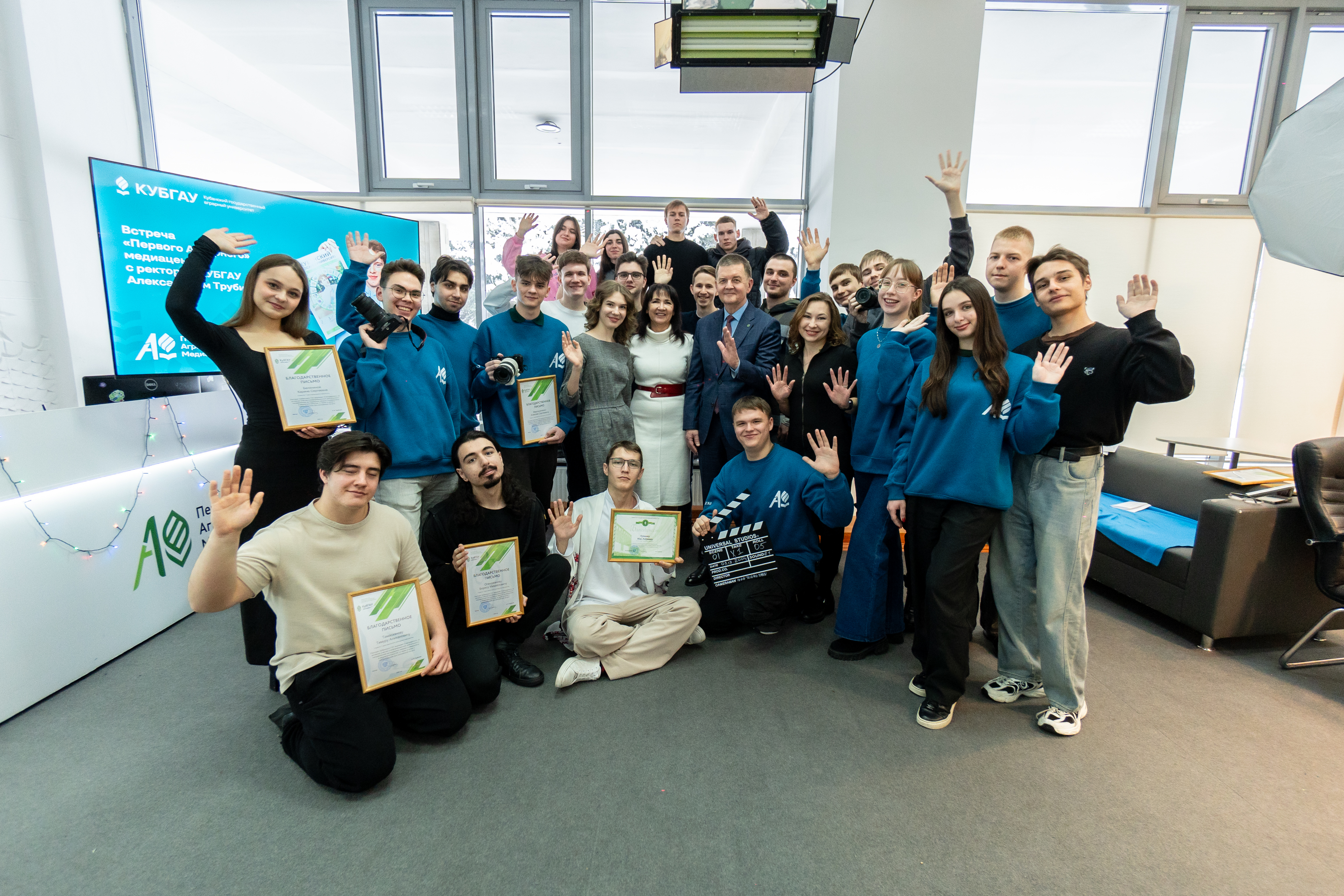 Ректор встретился с участниками «Первого Аграрного» медиацентра