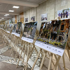 Выставка «Хроники террора украинского неонацистского режима» в КубГАУ