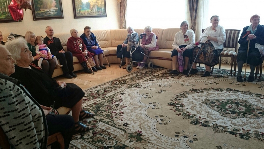 9 мая в гости к ветеранам