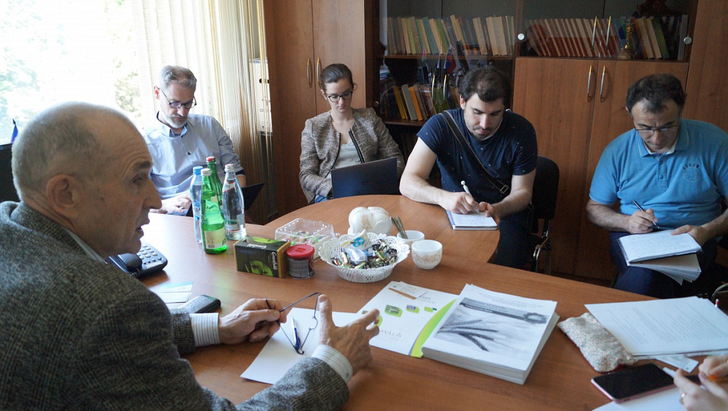 Meeting with representatives of R&D Institute Arvalis and ESA, France