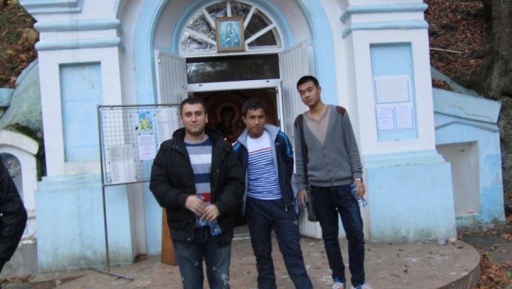 Trip of foreign students to the town of Goryachy Kluch