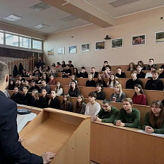 Патриотическая встреча в КУБГАУ