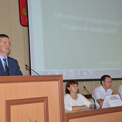 Традиционный выездной ректорат КубГАУ прошел в Красноармейском районе