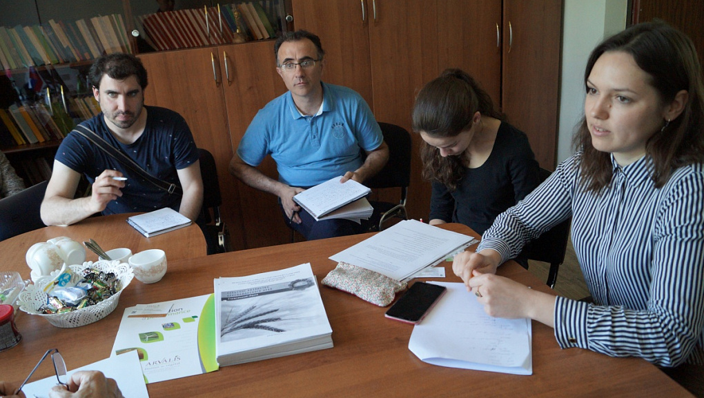 Meeting with representatives of R&D Institute Arvalis and ESA, France