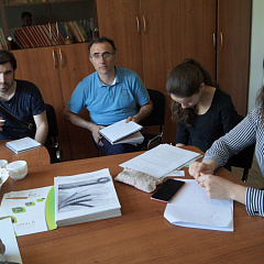 Meeting with representatives of R&D Institute Arvalis and ESA, France