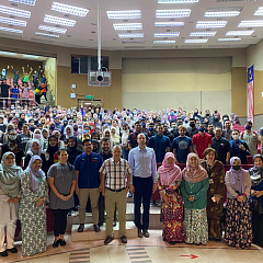 KubGAU lecturers give lectures at the University of Malaya