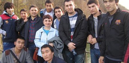 Trip of foreign students to the town of Goryachy Kluch