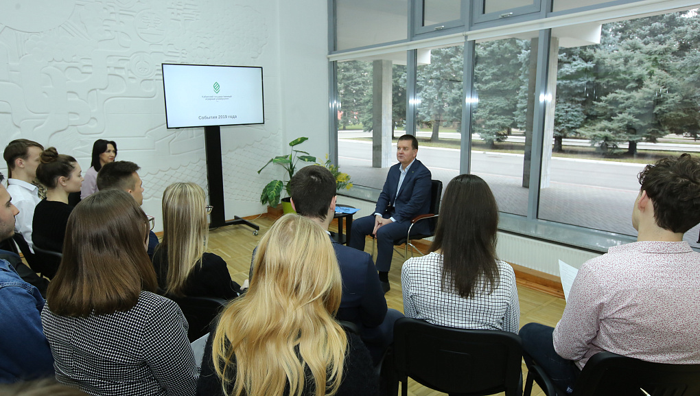Ректор встретился со студентами медиацентра КубГАУ