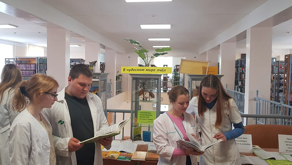 Книжная выставка "В чудесном мире пчёл"