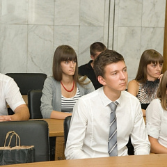 Студенты КГАУ–счастливые обладатели именных стипендий О. В. Дерипаска!