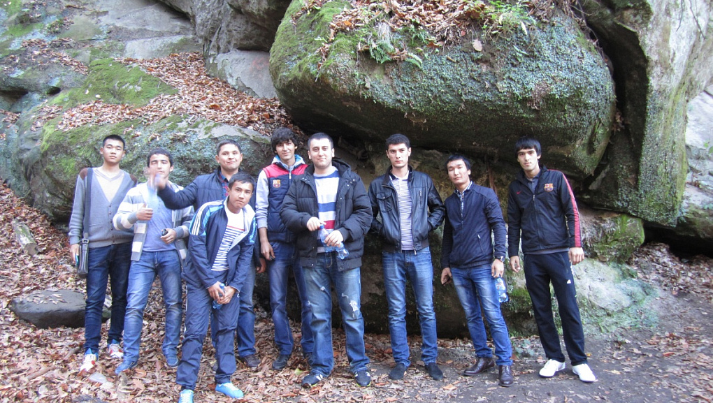 Trip of foreign students to the town of Goryachy Kluch