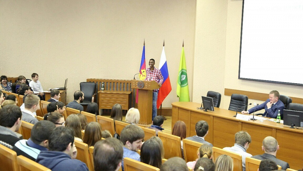 Встреча ректора и иностранных студентов