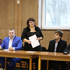 Творческая молодежь у «Cвободного микрофона»