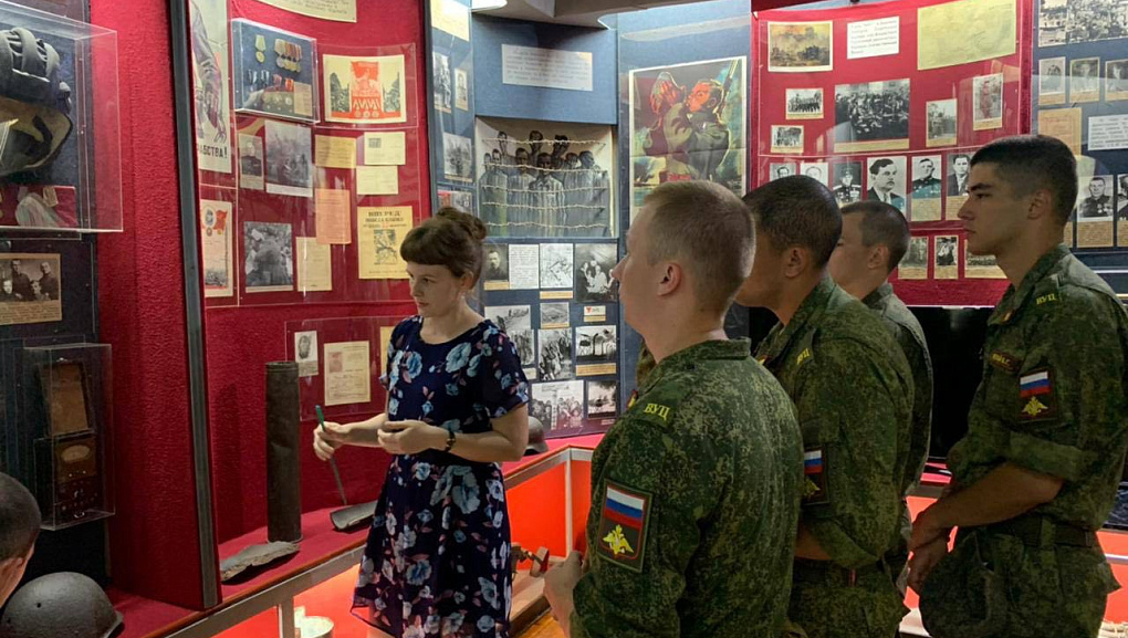 Курсанты ВУЦ, будущие сержанты запаса посетили музеи Славянска-на-Кубани