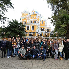 150 students of the Kuban State Agrarian University met with the legacy of the Olympics