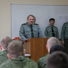 Соревнования студентов учебного военного центра