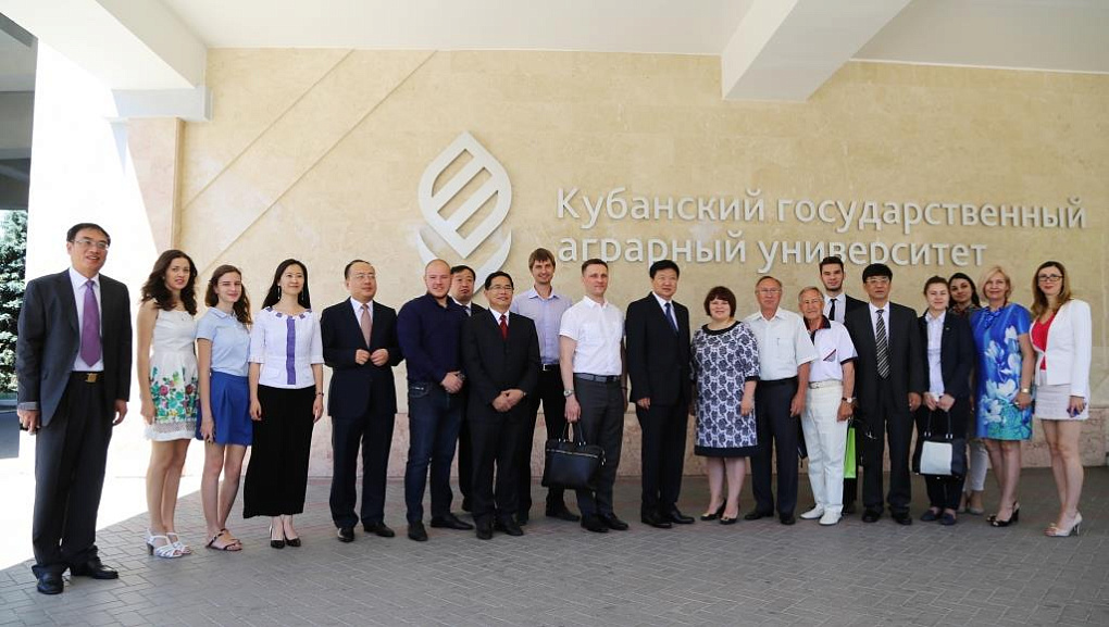 The delegation from the twin-city Harbin (China) visited KubSAU