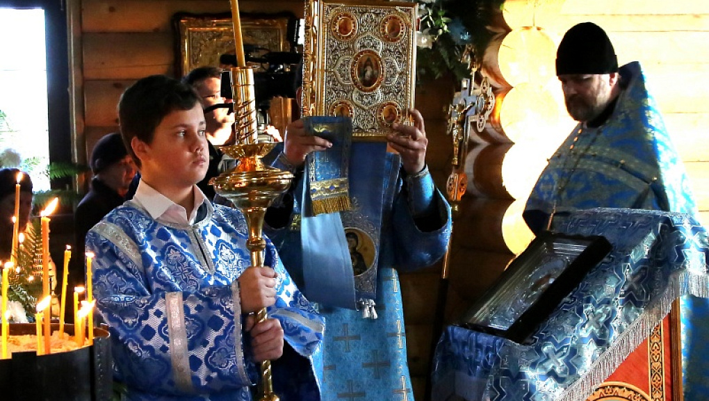 Первая литургия в храме при Кубанском ГАУ