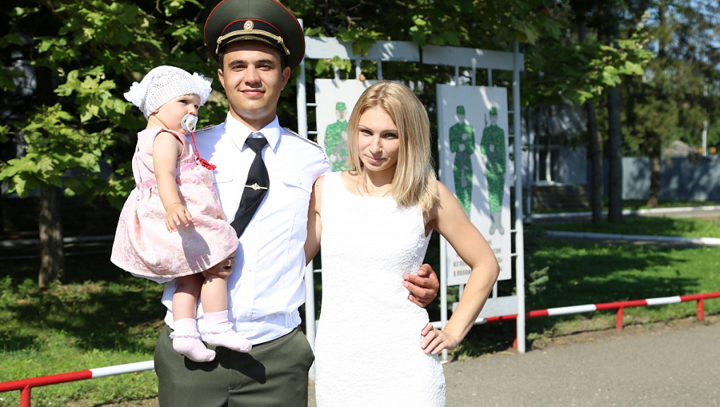 Выпуск офицеров учебного военного центра КубГАУ