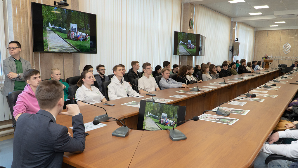Студенты КубГАУ пообщались с узником концлагеря времен ВОВ