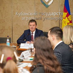 Ректор Кубанского ГАУ встретился со студентами СПО