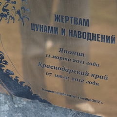 Памяти жертв цунами и наводнений в Японии и Крымске