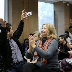 New Year Celebration with Pre-university Courses Attendees