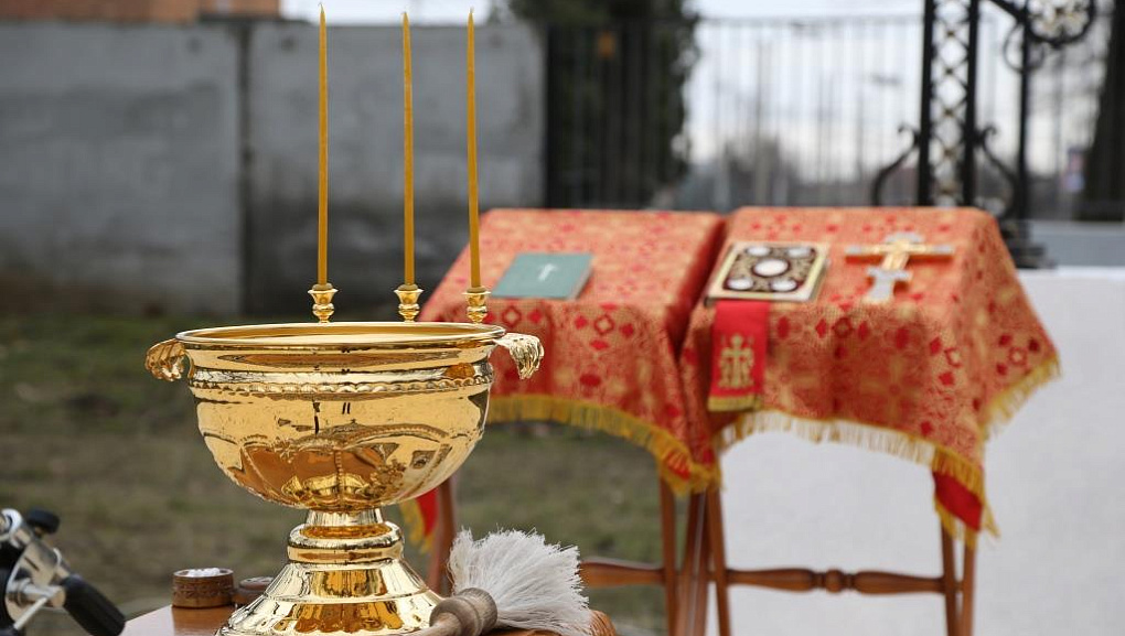 В КубГАУ освятили место под строительство храма св. Татьяны