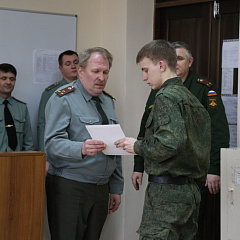 Соревнования студентов учебного военного центра