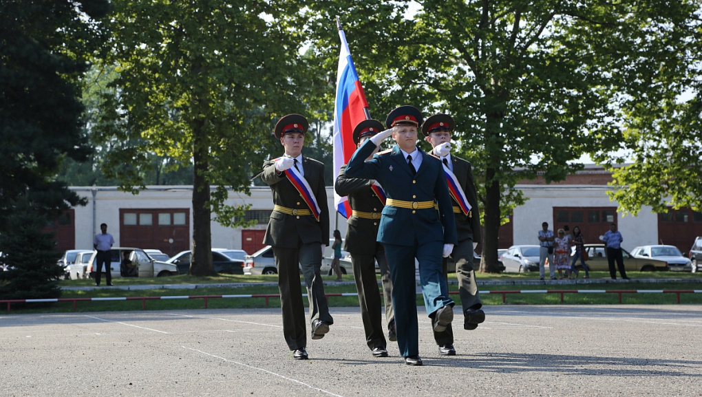 Выпускной в Учебном военном центре КубГАУ 