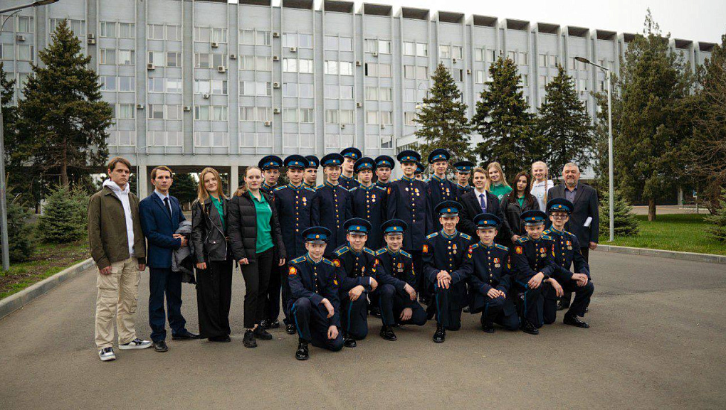 В гостях кадеты Краснодарского Президентского училища!