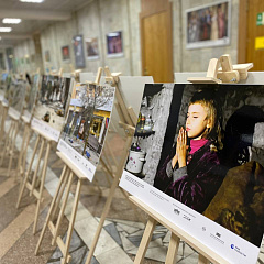 Выставка «Хроники террора украинского неонацистского режима» в КубГАУ