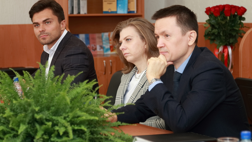 Открытие учебной лаборатории кафедры аудита 