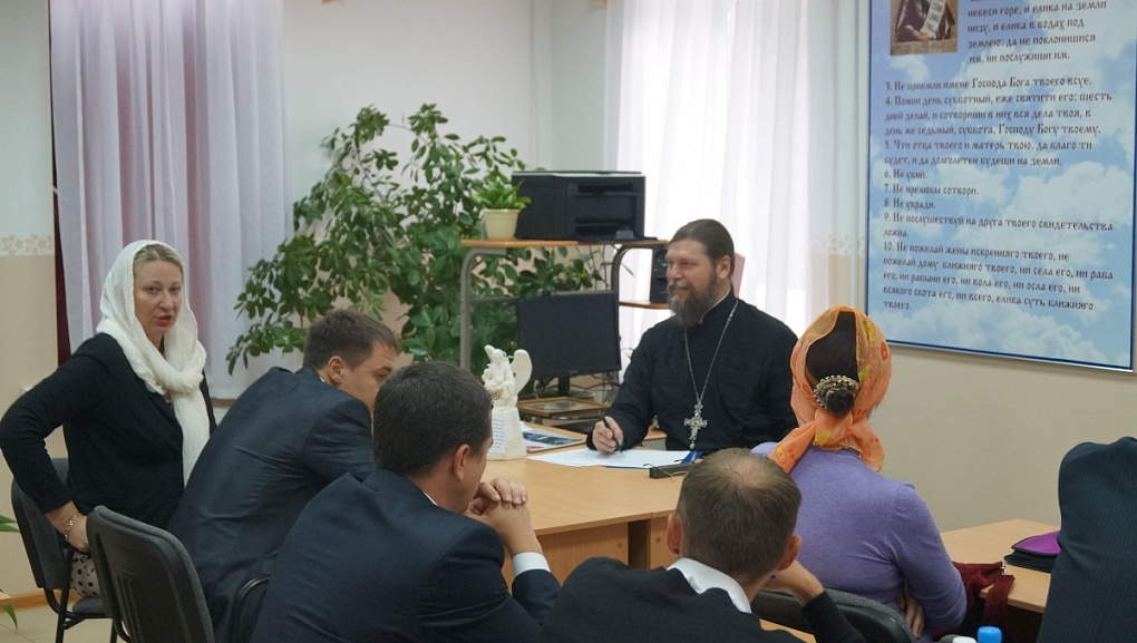 Встреча совета воспитателей КубГАУ с духовенством  храма Рождества Христова