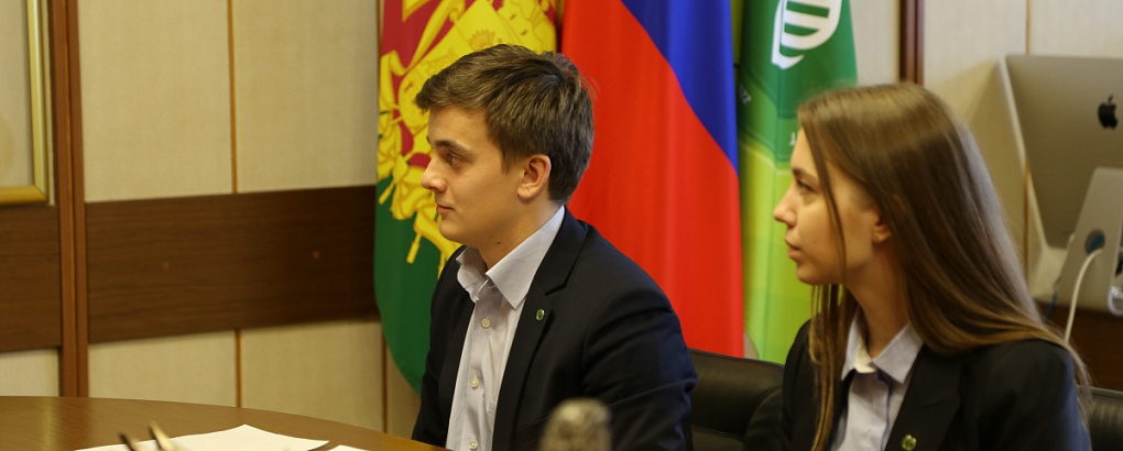 Лидеры студенческого движения встретились с ректором КубГАУ