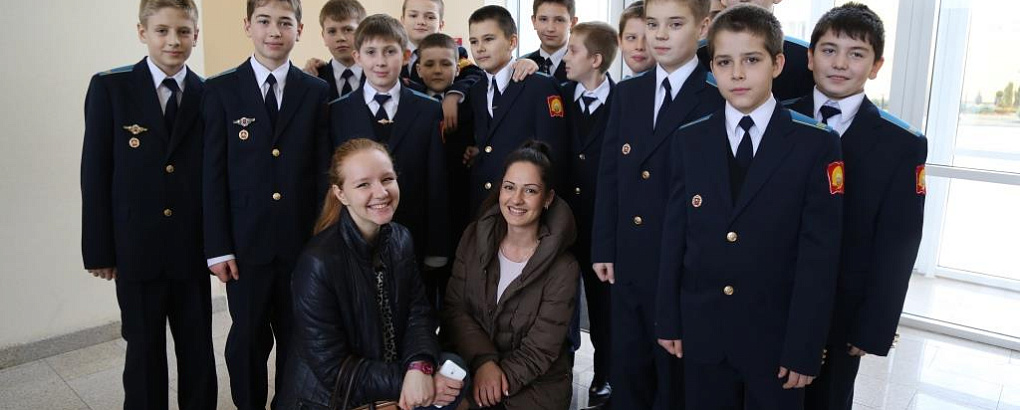 Студенты в гостях у кадетов