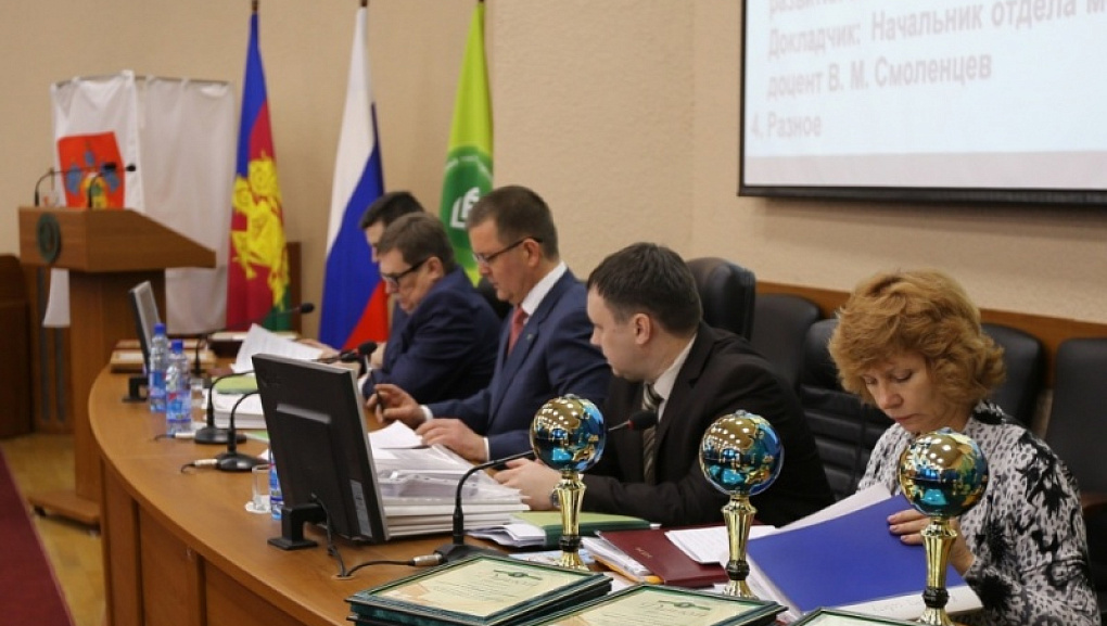 На ученом совете Кубанского ГАУ подвели итоги года
