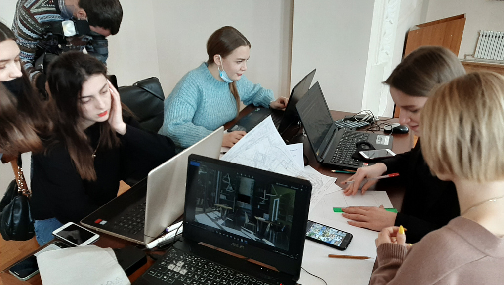 Workshop студентов архитектурно-строительного факультета в КубГТУ  