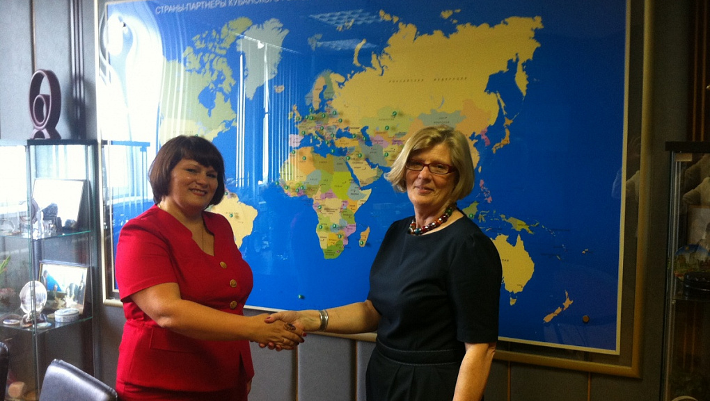 Meeting with Katrin Pelje - manager for recruitment students from Russia to the education in France