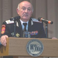 Встреча атамана Кубанского казачьего войска со студентами КубГАУ