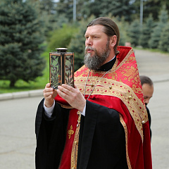 Благодатный огонь прибыл в КубГАУ!