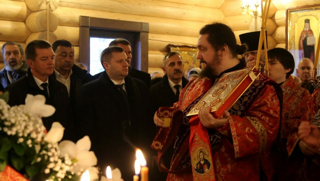 В храме при вузе состоялось богослужение