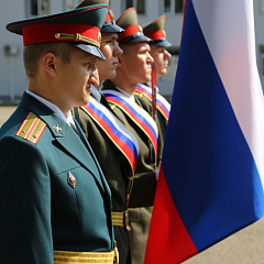 Выпускной в Учебном военном центре КубГАУ 