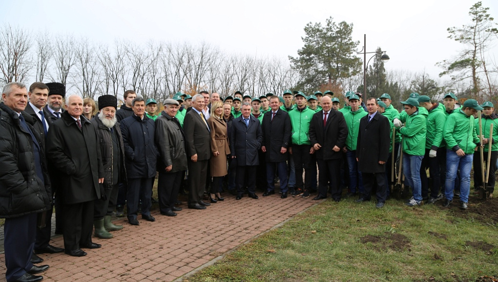Открытие Аллеи Законодательного собрания Краснодарского края