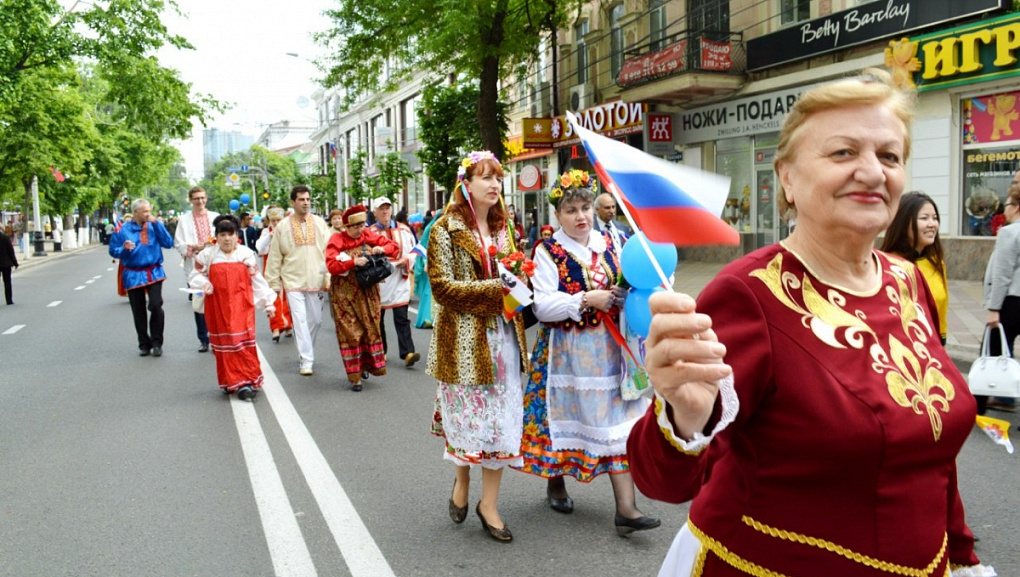 May-Day parade in Krasnodar